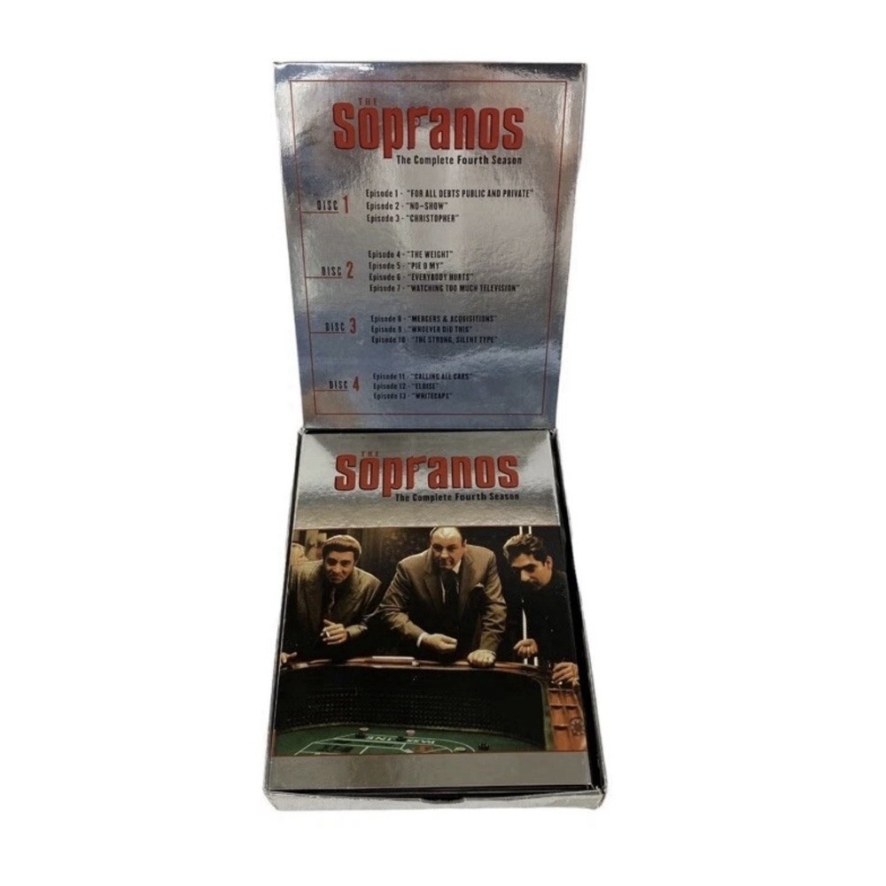 Sopranos:‎ Fourth Season (DVD, 2003) Drama, James Gandolfini, Box Set